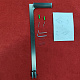 Душова перегородка Walk-In KOER SR SP02-100x200-TR-07 прозоре скло EASY CLEAN 8мм графіт (KR5397)