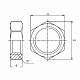 Контргайка Thermo Alliance Forte 1" SF35025