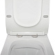 Унітаз-компакт Qtap Crow безобідковий з сідінням Soft-close QT05222170W