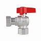 Кран кульовий Thermo Alliance Standart 3/4"ВВ кутовий, PN40, з накидною гайкою TAS223W20