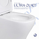 Унітаз підлоговий Qtap Virgo Ultra Quiet безобідковий з сидінням Soft-close WHITE QT18226092AW