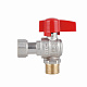 Кран кульовий Thermo Alliance Standart 1/2"ВЗ кутовий, PN40, з накидною гайкою TAS224W15