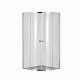 Душова кабіна без піддону MIXXUS PLAIN SC01-90x90x185-TR CHROME прозоре скло 4мм (MI6899)