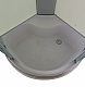 Бокс душовий без гідромасажу з високим піддоном MIXXUS STRONG SB01-90x90x215-FB SATIN матове скло 4мм (MI6884)