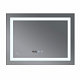 Дзеркало MIXXUS WARM MR02-100x70 з LED Touch, Anti-fog, димером, рег. яскравості, годинником (MI6002)