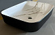 Раковина накладна MIXXUS PREMIUM DIVERSE-0110 MARBLE-BLACK 500х390х130mm (MP6517)