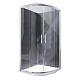 Душова кабіна без піддону KOER SR SC04-90x90x195-TR-01 прозоре скло EASY CLEAN 5мм хром (KR5360)