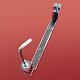 Двері у нішу розсувні KOER SR SD02-120x200-TR-01 прозоре скло EASY CLEAN 8мм хром (KR5384)