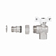 Кран кульовий "Американка" Thermo Alliance Forte 1/2" з антипротіканням кутовий SF223W15