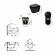 Комплект Qtap Scorpio Matt Black 2 в 1: унітаз підвісний Ultra Quiet QT14332380AMB + біде підвісне QT1455053FMB