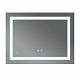Дзеркало MIXXUS WARM MR12-90x70-REVERSE з LED Touch, Anti-fog, димером, рег. яскравості (MI6675)