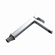 Змішувач латунний для раковини Lidz Orion 001FH високий (k25) LDORI001FHCRM48096 Chrome