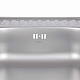 Кухонна мийка Brinex 6060-R 0,6 мм Satin (BRIN6060RSAT06)