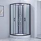 Душевой бокс Lidz Majatek SB90x90.BLA.LOW.TR, стекло прозрачное 5 мм