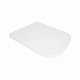 Сидіння для унітазу Qtap (Gemini 490) 428x344x37,5 мм, White, з мікроліфтом, Slim Duroplast, Quick Release QTSC179W49385