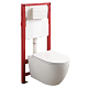 Комплект: MIXXUS PREMIUM ELLIPSE-SET-2101 Унітаз система змиву TORNADO 3.0+ Інсталяція KOER KT-0404 + панель KT-0604-03 WHITE (MP6667)