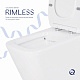 Унітаз підлоговий Qtap Crow Eco безобідковий з сідінням Soft-close QTCRO27W48750