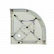 Душова кабіна Agua Cascad - S.F.D.90x90 см