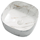 Раковина накладна MIXXUS PREMIUM DIVERSE-0104 MARBLE 370х370х135mm (MP6537)