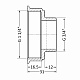 Перехідник Thermo Alliance Standart 1 1/4"х3/4" ВЗ SD4093220