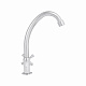 Монокран для кухні Lidz Lamb 269F LDLAM269FCRM22310 Chrome