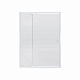 Душевая дверь в нишу Qtap Pisces WHI2014-15.CP5 140-150x185 см, стекло Pattern 5 мм