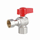 Кран кульовий Thermo Alliance Standart 1/2"ВВ кутовий, PN40, з накидною гайкою TAS223W15