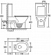 Чаша унітазу-компакту без сидіння MIXXUS STYLE-0404-T3 BOWL 400x350x650 система змиву TORNADO 3.0 (MI8357)