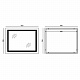 Дзеркало MIXXUS WARM MR12-90x70-REVERSE з LED Touch, Anti-fog, димером, рег. яскравості (MI6675)