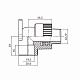Уголок PPR Thermo Alliance настенный 20х1/2" ВР