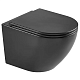 Унітаз підвісний MIXXUS PREMIUM ELLIPSE-0303-T3 BLACK 520х365х360mm система змиву TORNADO 3.0 (MP6591)