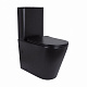 Унітаз підлоговий Qtap Scorpio Ultra Quiet безобідковий з сидінням Soft-close MATT BLACK QT14226088AMB