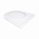 Qtap Сидіння для унітаза (Jay 640, Swan 640) 422x360x30 мм, White, з мікроліфтом, Slim Duroplast, Quick Release QTSC179W48699