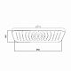 Лійка для верхнього душу Qtap Hlavova 260x180 мм прямокутна QTHLA107CRM45784 Chrome/Black