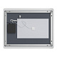 Дзеркало MIXXUS PREMIUM OLIVARY MR19-90x70-REVERSE з LED Touch, Anti-fog, димером (3-6,5kK) (MP6630)