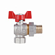 Кран кульовий "Американка" Thermo Alliance Standart 1/2" ВЗ кутовий SD222NW15PN40