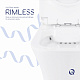 Унітаз-компакт Qtap Presto Quadro безободковий з сидінням Soft-close QT24221215AW
