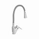 Змішувач для кухні Lidz Tani 007F3 з гнучким виливом (k40) LDTAN007F3GCR31869 Chrome/Grey