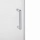 Душові двері в нішу Qtap Taurus CRM201-11.C6 97-108x200 см, скло Clear 6 мм, покриття CalcLess
