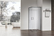 Душова кабіна без піддону KOER SR SC03-90x90x200-TR-07 прозоре скло EASY CLEAN 6мм графіт (KR5359)