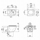 Комплект Grohe Set Унітаз ELLIPSE-0301-R + Інсталяція Grohe Rapid SL 38772001 (38772001ELLIPS0301R)