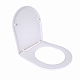 Сидіння для унітаза підлогового (Dove) 425×363×30 мм, White, з мікроліфтом, Slim Duroplast, Quick Release QT06228380BW3 Qtap