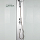 Душовий бокс Lidz Tani SB90x90.SAT.HIGH.FR, скло Frost 4 мм