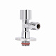 Кран кутовий Thermo Alliance Forte 1/2"Зх3/8"З з перехідником M10, хром TAF341W159