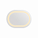 Дзеркало Qtap Gemini 500х700 з LED-підсвічуванням Touch, з антизапотіванням, з димером, рег. темп. кольору (3000-6500K) QT2578R5070