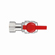 Кран кульовий Thermo Alliance Standart 1/2"ВЗ кутовий, PN40, з накидною гайкою TAS224W15