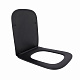 Сидіння для унітаза (Tern 490) 435x344x50 мм, Matt Black, з мікроліфтом, Slim Duroplast, Quick Release QTSC179MB47354 Qtap