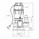 Насос фекальний Grandwater WQD10-10-1,1 кВт