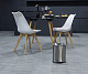 Відро для сміття з плавним закриттям прямокутне MIXXUS BEVEL-TC0112 SS COLOR 12л (колір нержавійка) (MI7087)