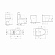 Акційний набір: Унітаз напольний Robin Ultra Quiet QT13226083AMB 660x360x855 Black + Біде напольне Robin QT13442141CMB 565x360x405 Black
